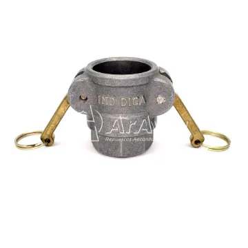 Banjo Acople Rápido Macho 1-1/4" con Rosca Hembra