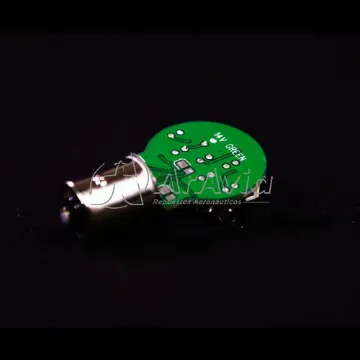 Specialty Parts Lámpara Navegación Led Verde 12V Plana
