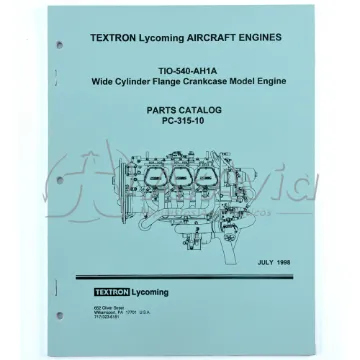 Lycoming Catálogo Partes TIO-540-AH1A