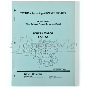 Lycoming Catálogo TIO-540-AF1A