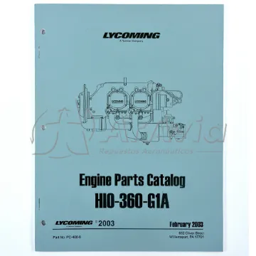 Lycoming Catálogo de Partes HIO-360-G1A