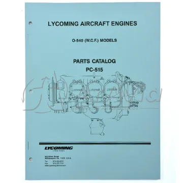 Lycoming Catálogo O-540