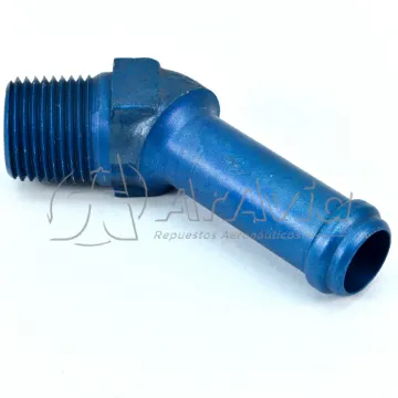 Conector 45º Aluminio