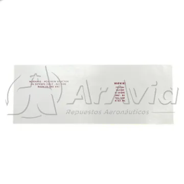 Beechcraft Placa - Selectora de Combustible