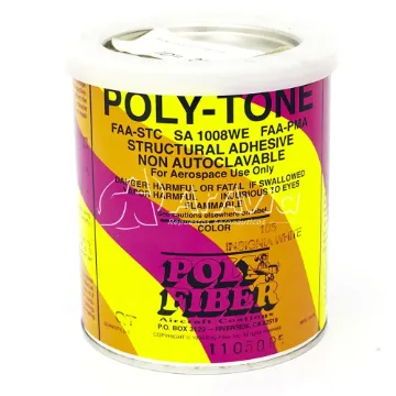 Poly Fiber Pintura Base Poly Tone Blanco x 1 Qt. (0,94 Lts)