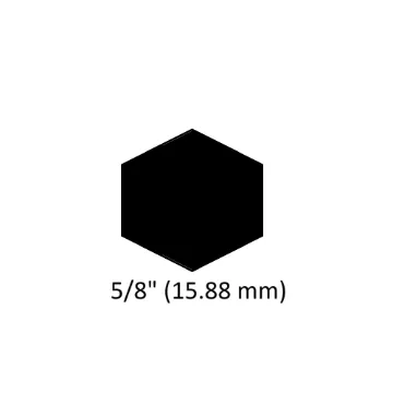2024T3 5/8 Hexagonal